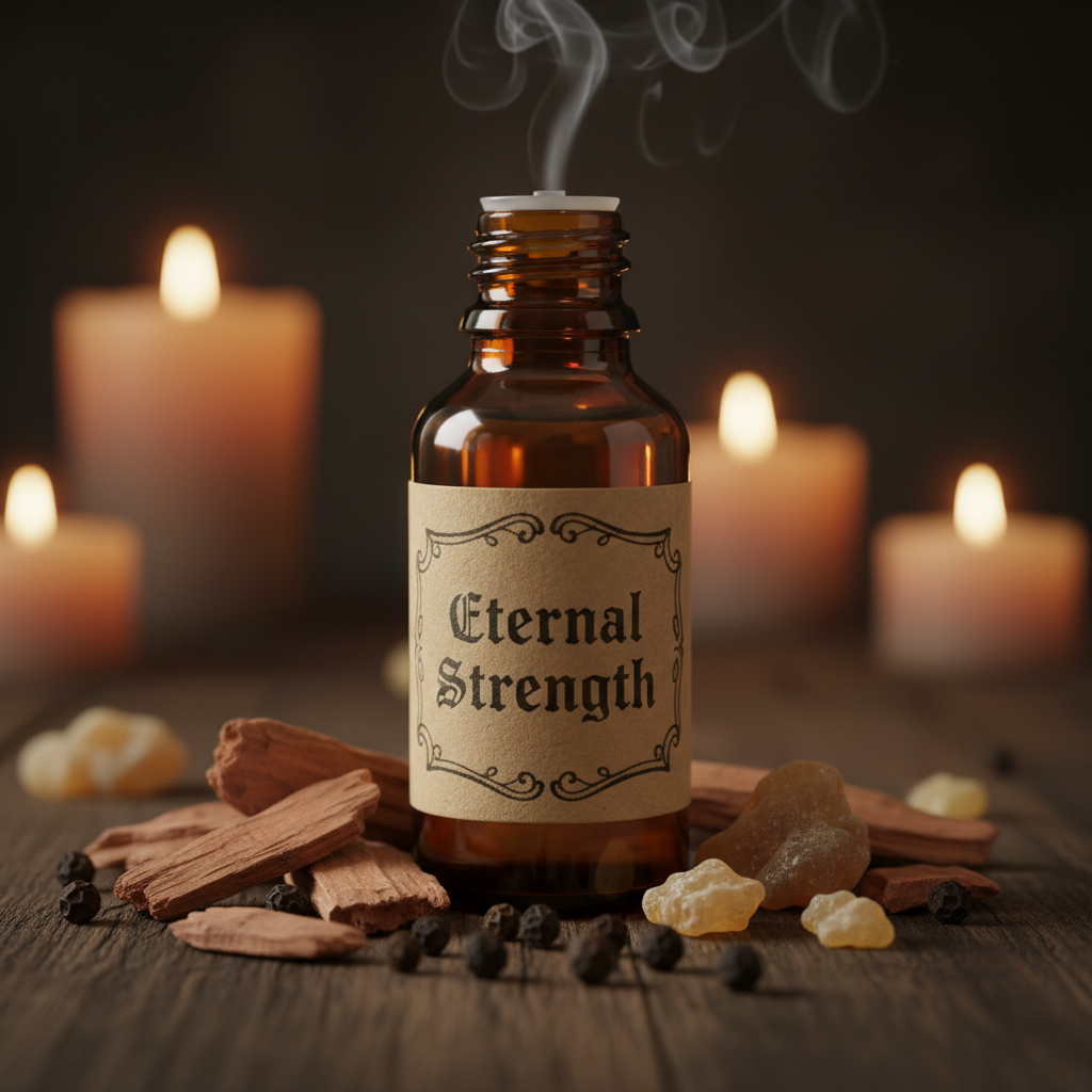 Eternal Strength Essential Oil bottle