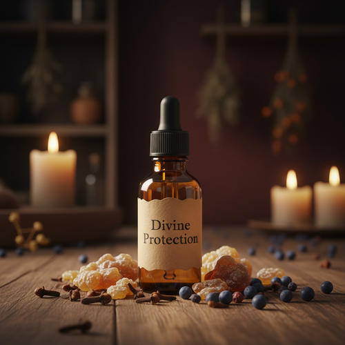 Divine Protection Essential Oil bottle